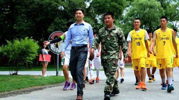 遠行地產與天安門武警部隊聯誼活動